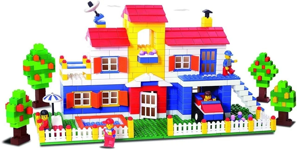 900+Pcs Mega Jumbo Architect Building Blocks With Attractive Blocks&Smooth Round - Image 4 of 4