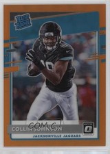 2020 Panini Donruss Optic Rated Rookies Orange Prizm 127/199 Collin Johnson 1dm4