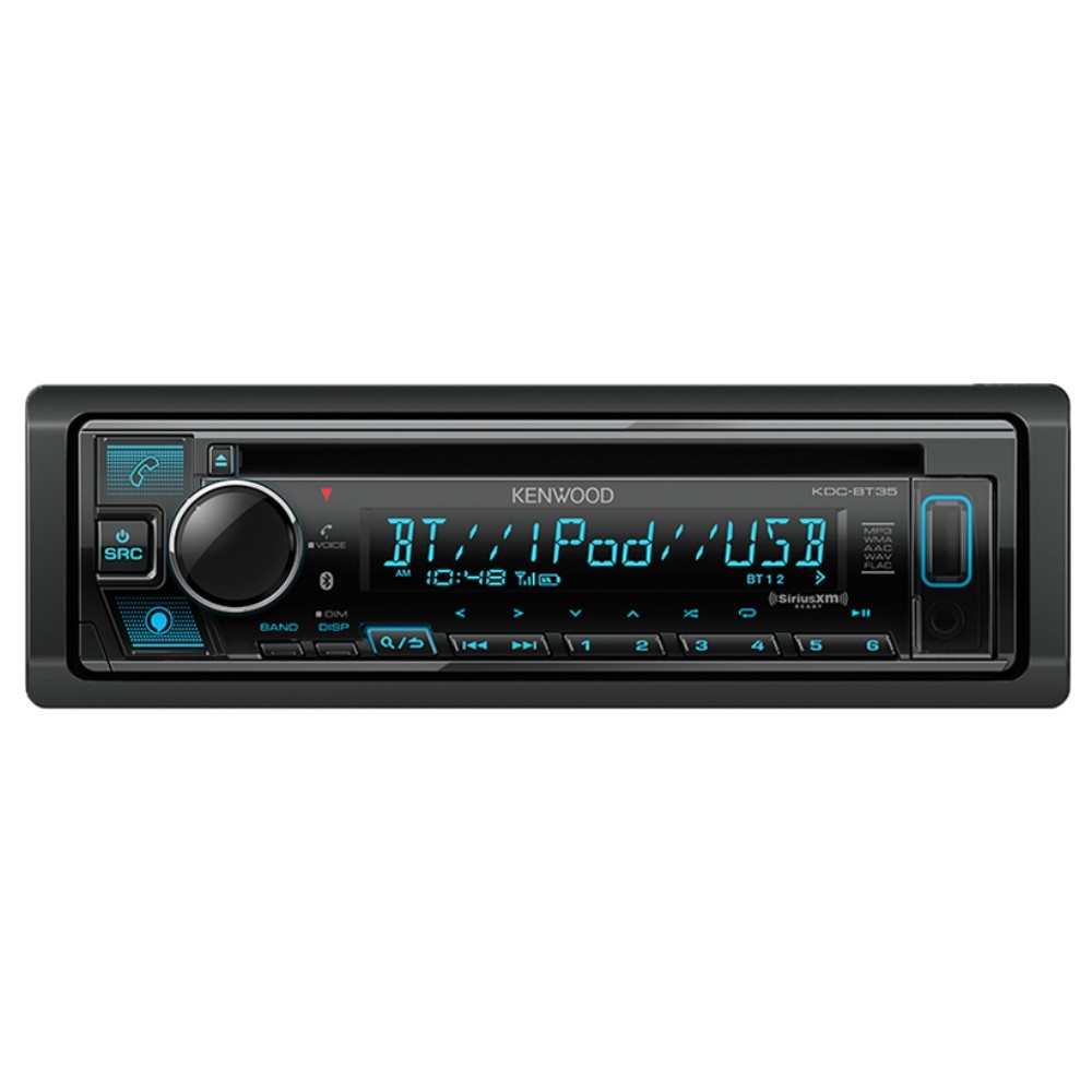 RFRB Kenwood KDC-BT35 Single Din CD & Amazon Alexa with Blue