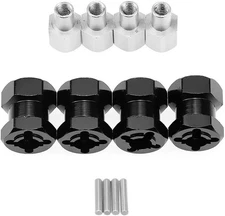 ShareGoo 4PCS 12mm Aluminum Wheel Hex Hub 15mm Offset Extension Drive... 