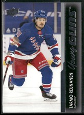 2021-22 Upper Deck #207 Tarmo Reunanen New York Rangers Rookie Hockey Card
