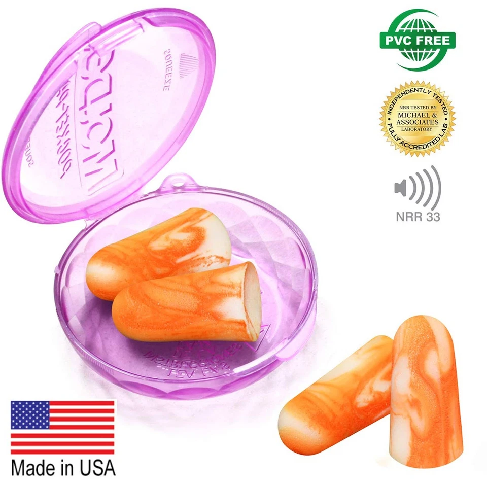 Moldex Soft Foam Ear Plugs 50 Pairs Softies® Sparkplugs Comfortable Ear Plu - Image 3 of 4