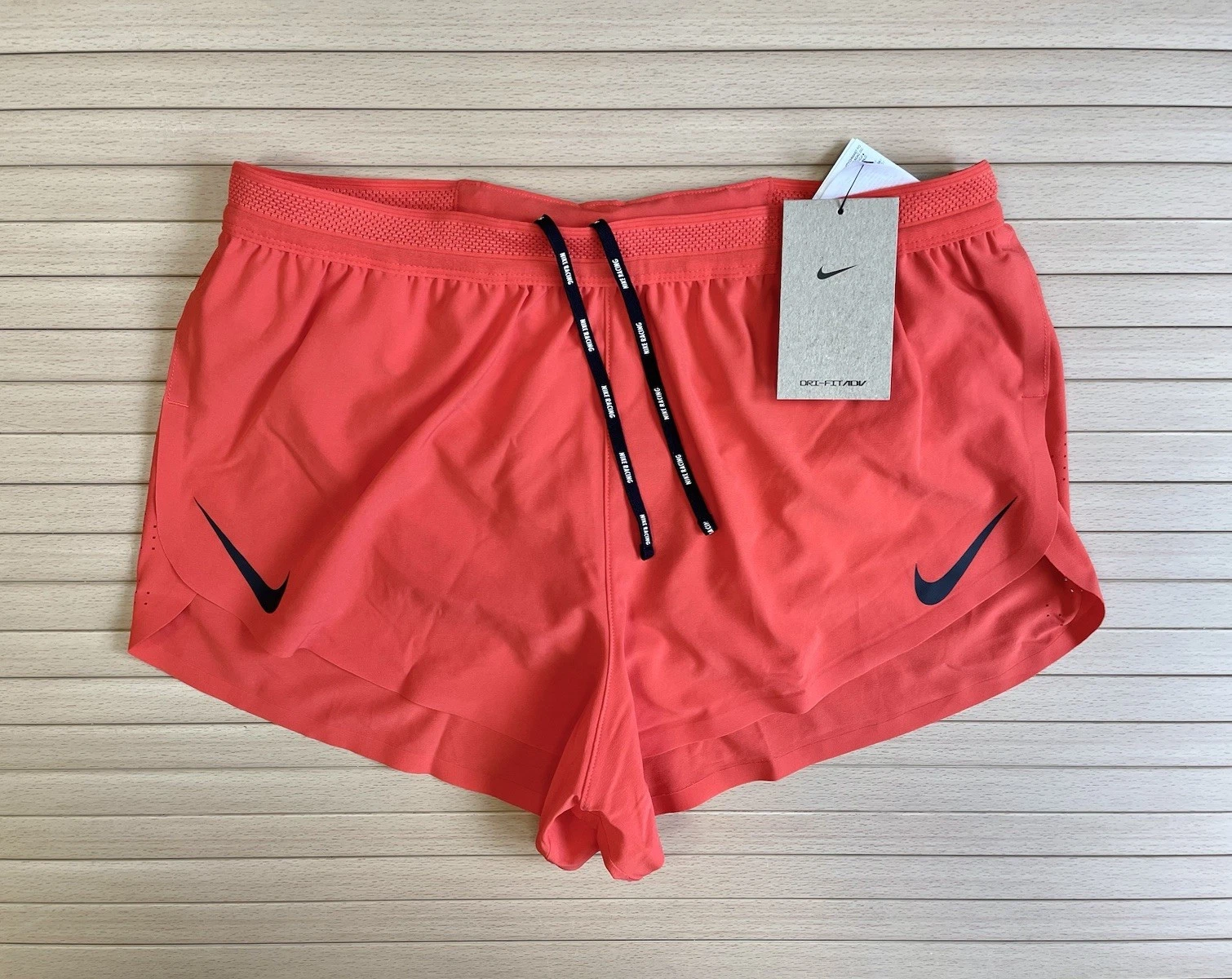 Nike Aeroswift Dri-Fit ADV 2” Running Racing Shorts Crimson Mens Large RRP £70