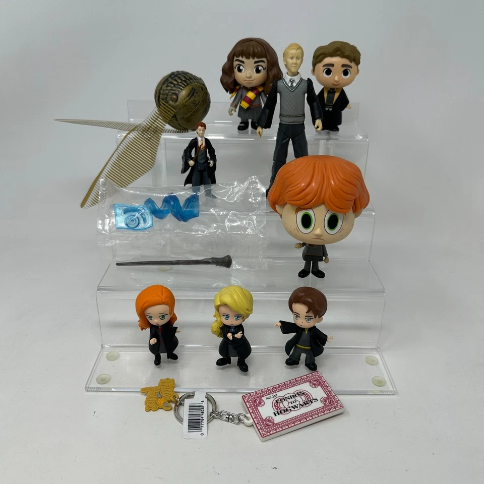 Lote Figuras Harry Potter Conjunto Mixto de 11 Piezas Snitch Dorado Ron Draco Más Foto 2 de 4