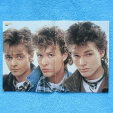 A-HA POSTER BRAVO 2 Seiten