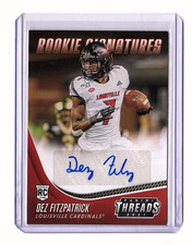 Dez Fitzpatrick RC 2021 Chronicles Draft Picks #TS-DZF Threads Rookie Signatures
