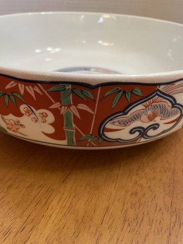 Georges Briard Heirloom Imari 9.75” Large Fine China Serving Bowl Japan EUC - Picture 5 of 8