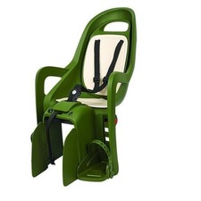 Porta bambino anteriore su telaio Polisport Groovy FF kaki cuscino crema - 22 kg