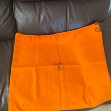 Hermes Sacchetto Portapolvere Sacchetto Portaoggetti Birkin Misura Grande Circa L60x H53 cm arancione