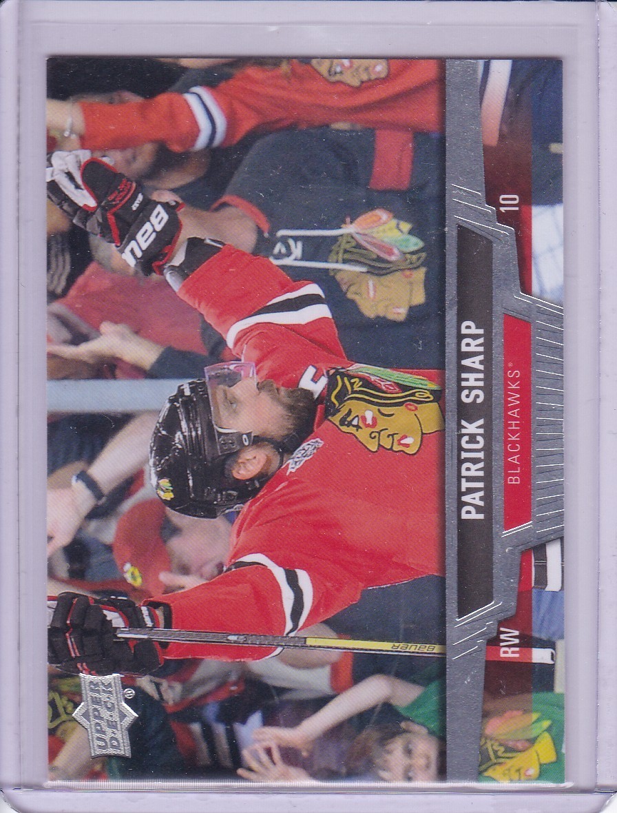 Patrick Sharp 2013 Upper Deck Hockey Card 119 Grade MT