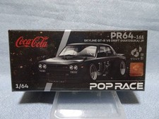 new POP RACE 1/64 PR64-161 SKYLINE GT-R V8 DRIFT HAKOSUKA JP Age14+