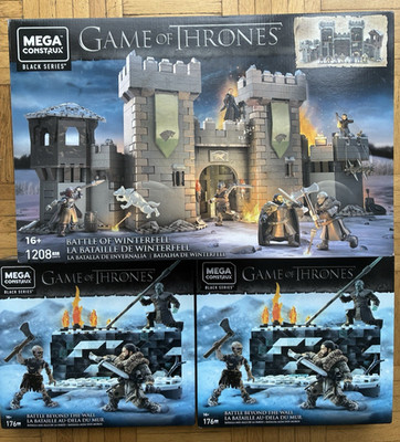 Mega Construx Game of Thrones ''Battle of Winterfell & Winterfell Defense'' neu