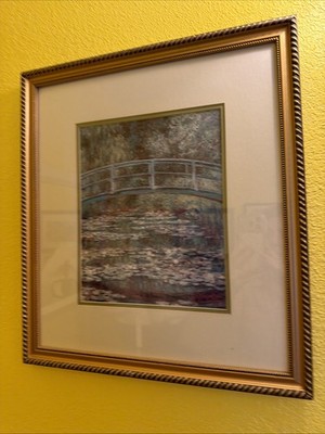 Framed Matted Print Claude Monet s The Water Lilly Pond
