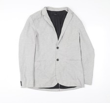 Giacca basic uomo UK taglia L Zara grigia