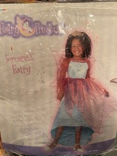Fairy Precious Sorceress Fairy Child Costume Size 4-6 X Dress Wings NEW k2