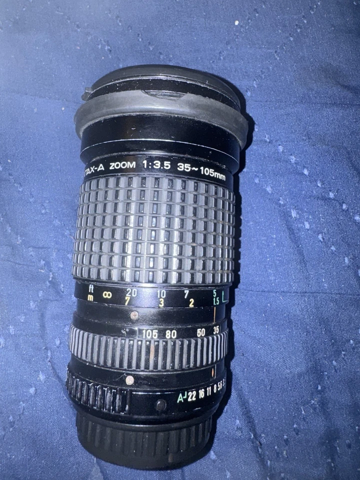 SMC PENTAX-A 35-105mm  1:3.5  MACRO Zoom Lens Vintage-Made In Japan - Image 2 of 2