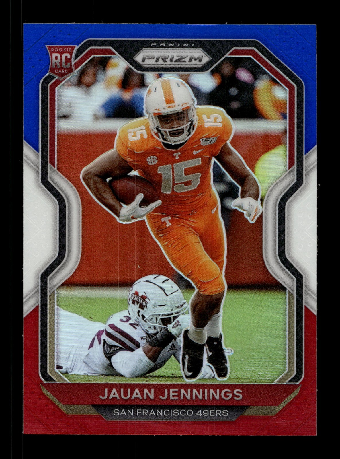 Jauan Jennings Panini Prizm #304 Red/White/Blue