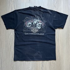 Vintage 1996 Harley-Davidson Men  s M T-Shirt The Hawaiian Islands Faded Black