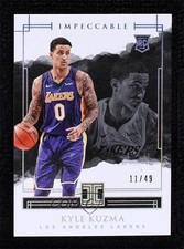 2017-18 Panini Impeccable Holo Silver 11/49 Kyle Kuzma #63 0gt4