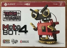 Teach Tech MotoBOT.4 Robot Building Kit, NEW IN BOX, Elenco Educational Toy