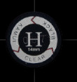 Kamui Clear Black Billiard Pool Cue Tip 14mm - Hard