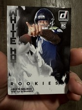 2025 Panini Donruss Jalen Milroe White Hot Rookies RC #WHR-JLM Seattle Seahawks