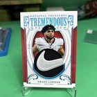 2025 Panini National Treasures Tremendous Treasures 2/2 Drake London TT-DLN Nike