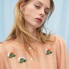 Aritzia Brand le Fou Wilfred Polka Sweater/Cardigan Size Medium