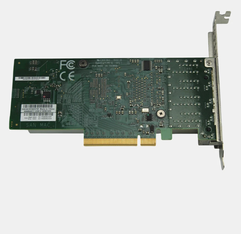 SuperMicro AOC-STG-i4T Intel XL710-T4 X557-T4 Quad Port 10GbE PCIe Network Card - Image 4 of 4