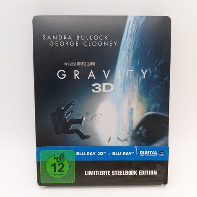 GRAVITY - George Clooney - 3D + 2D Blu-ray - Limitierte Steelbook Edition 