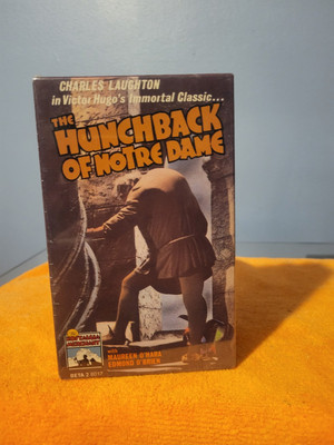The Hunchback Of Notre Dame Charles Laughton Beta Tape Sealed Rare Watermark Exc