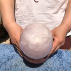 6.8LB Natural pink rose Quartz Crystal Mushroom Mineral specimen healing — photo 10