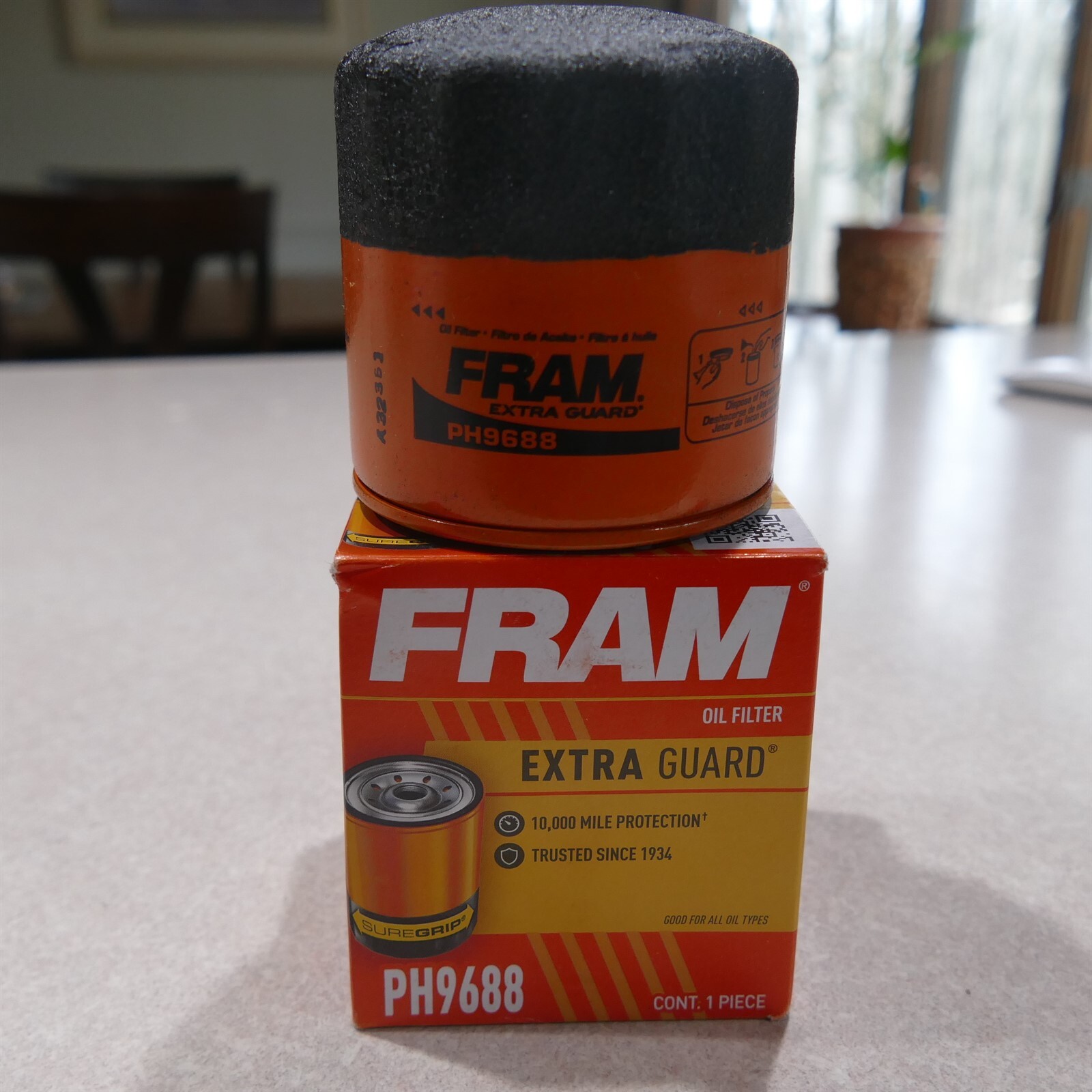 FRAM Extra Guard Oil Filter PH9688 20122023 HYUNDAI ELANTRA, 1990