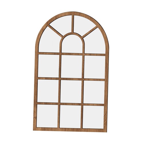 Arched Window Wall Mirror Minimalism Wall Decor for Bathroom Vanity Bedroom - Picture 31 of 37