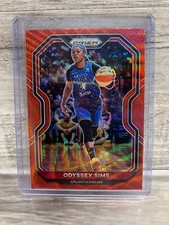 Odyssey Sims 2021-22 Panini Prizm WNBA Red Ruby Wave #80 Atlanta Dream