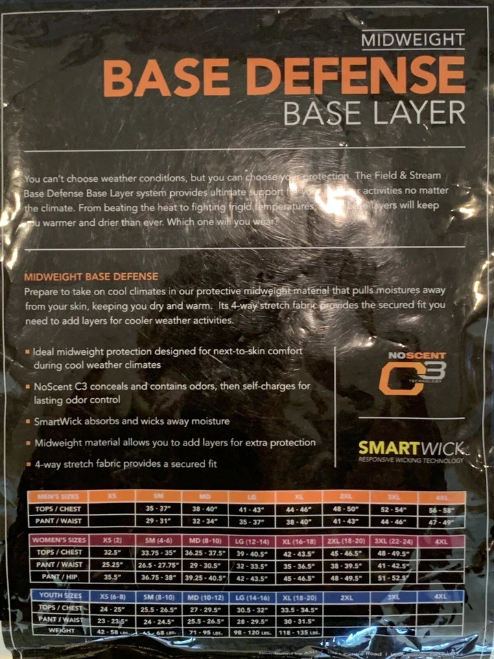 Field & Stream Realtree Midweight Base Defense Mock Neck Top Women’s Small - Image 4 of 4