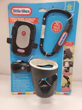 New Little Tikes 3 Piece Stroller Set, Cup Holder, Travel Hook, Phone Holder 