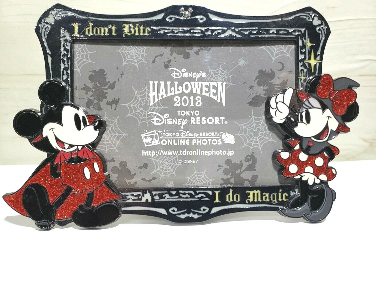TOKYO Disney Mickey Minnie Halloween photo stand Picture frame