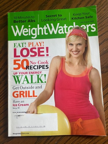Vintage Weight Watchers Magazine July/August 2008