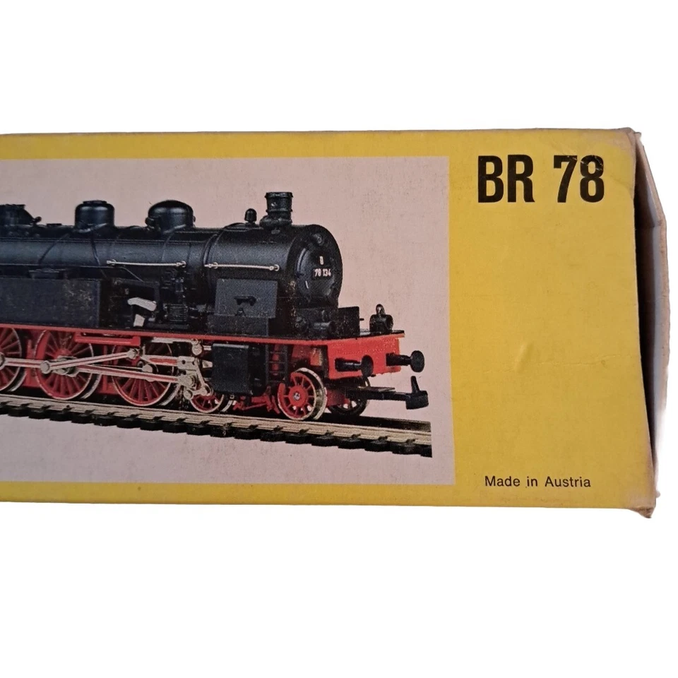 Locomotora prusiana modelo HO LILIPUT solo caja tren BR-78 078 Modelbahn Foto 4 de 4