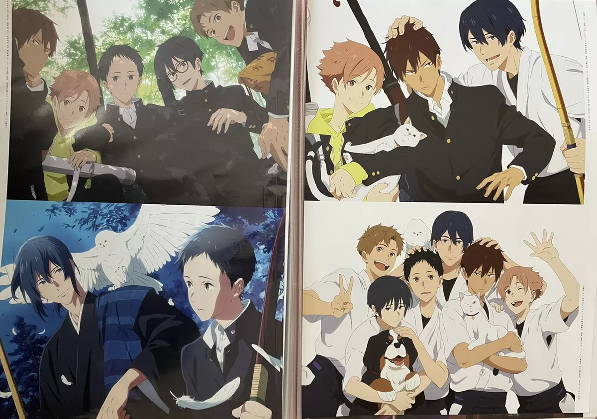 Tsurune Kazemai Archery Club Seiya Ryohei Nanao Kaito Kyoko Animation  Poster Lot