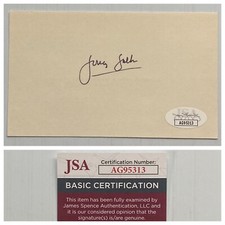Polio Vaccine Dr Jonas Salk Signed Autograph 3x5 Index Card - JSA - FREE S&H!