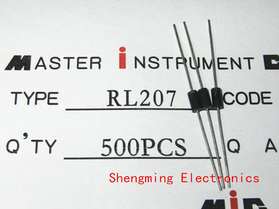 50pcs RL207 2A 1000V DO-15 Rectifier diode | eBay