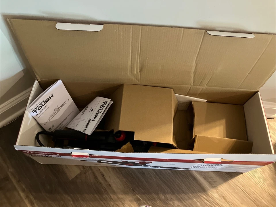 HYPER TOUGH 14 INCH 9 AMP A/C CHAINSAW HT21-401-002-01  NEW in BOX - Image 4 of 4