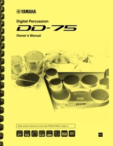 Yamaha DD-75 Digital Percussion Drum Kit OWNER'S MANUAL | eBay