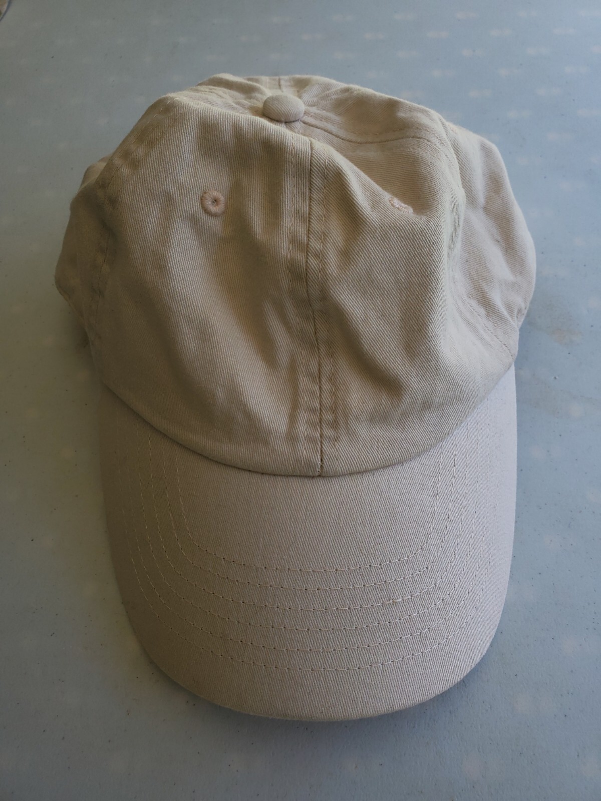Blank Solid Light Colored Adjustable Hat Cap 412 - image 1
