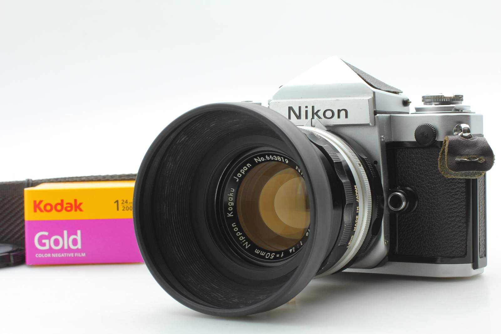 Nikon Lens Nikon F2 Eye Level MINT] Nikon F2 Eye Level Silver 35mm