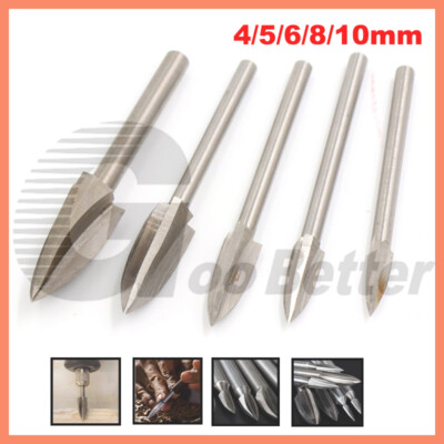 Wood Carving Knife HSS Router Bits Milling Cutter for Dremel Tool 3/4/5/6/8mm