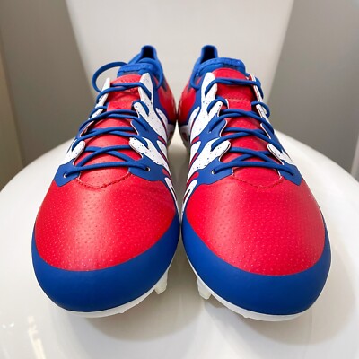 ADIDAS X 15.1 FG/AG * S52453 * 9.5 US * MI CUSTOM * RED/BLUE ADIDAS X 15.1 FG/AG * S52453 * 9.5 US * MI CUSTOM * RED/BLUE