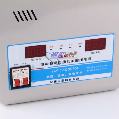 1PZ Alimentatore Regolatore AC Stabilizzatore di Tensione Automatico 15KW 130-270V - Foto 11 di 11